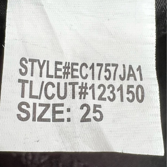 STS Blue Stella High Rise Black Red Striped Frayed Crop Hem Jeans Size 25 - Picture 6 of 6